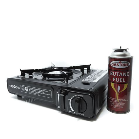 portable gas stove gas can